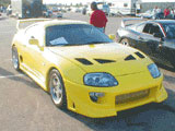Yellow Toyota Supra